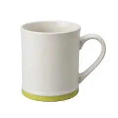 GENERICO - SET DE 12 TAZAS BLANCAS CON BASES DE COLORES