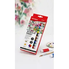 GENERICO - PINTURAS ACRILICAS 12 COLORES