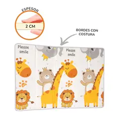 GENERICO - PISO ANTIGOLPES REVERSIBLE DE 200 CM x 150 CM PARA BEBÉS Y NIÑOS