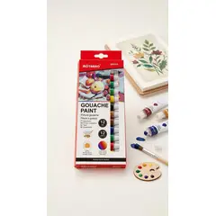 GENERICO - PINTURA GOACHE 12 COLORES