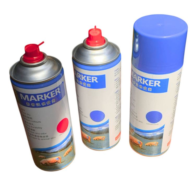 Spray Marcador para Cerdos y Ovejas Color Azul -450ml-