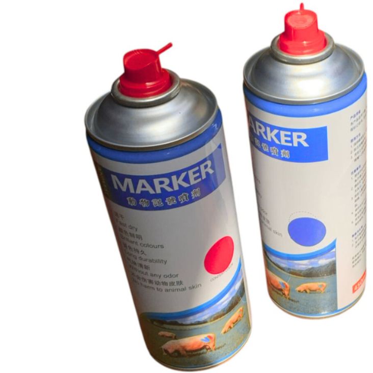 Aerosol Spray Marcador De Animales Color Rojo- 450 ml -