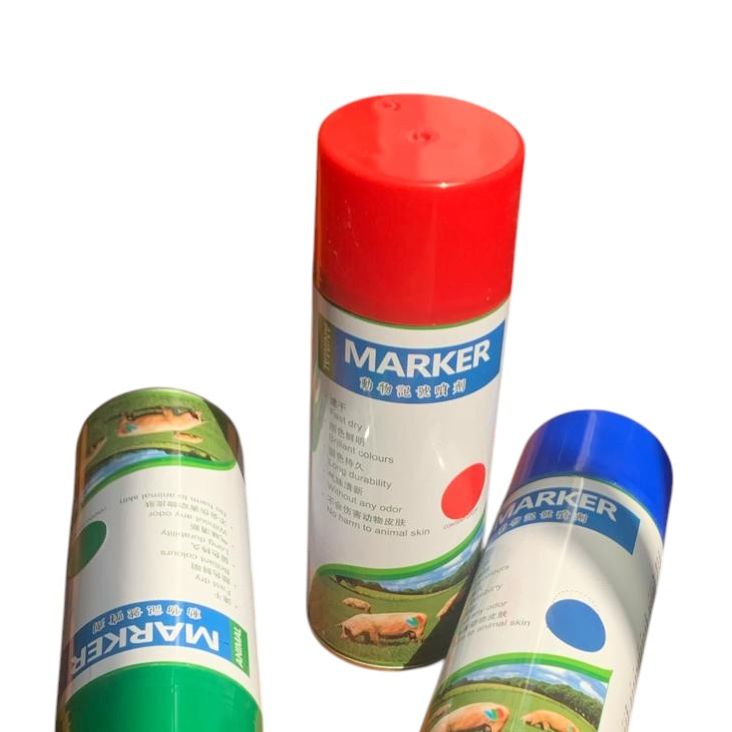 Spray Marcador para Cerdos y Ovejas Color Rojo-450ml-