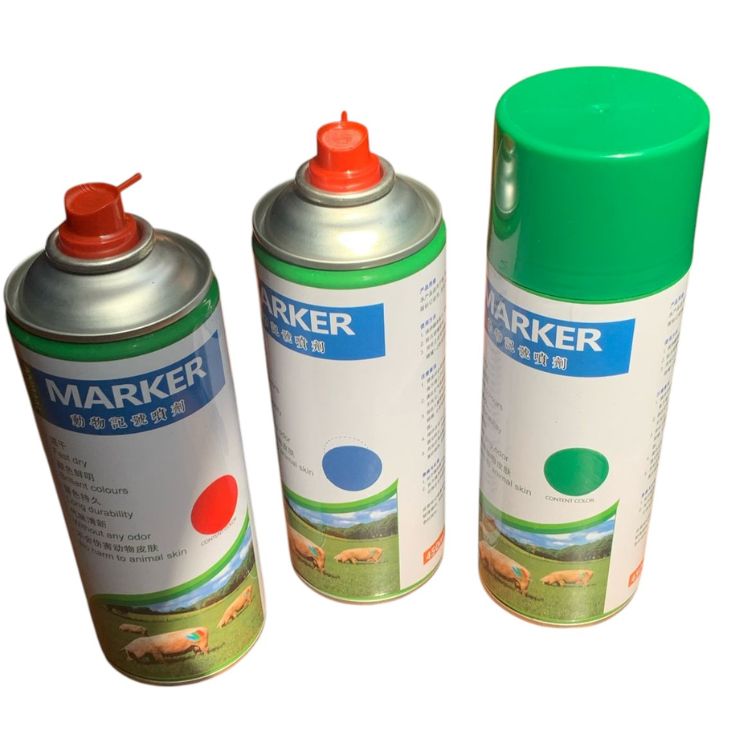 Pack de 3 Aerosoles Spray Marcador De Animales Color Verde - 450 ml -