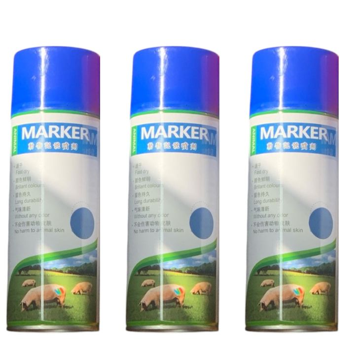 Pack de 3 Aerosoles Spray Marcador De Animales Color Azul - 450 ml -