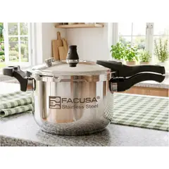 FACUSA - Olla a Presión Acero inoxidable 3 litros