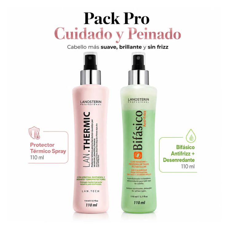 Pack ml Protector Térmico y Desenredante Hidratante Instantáneo Alta Calidad