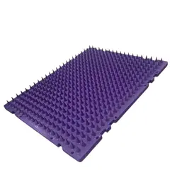 GENERICO - Pack De 8 Alfombrillas Disuasorias para Mascotas - Color Morado
