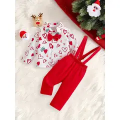 GENERICO - TRAJE TERNO PARA NIÑO BEBE -PANTALON + CAMISA + CORBATA MICHI