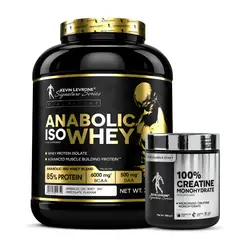 Kevin Levrone - Anabolic Iso Whey 2 KG Proteina Isolatada - Vainilla + Creatina 300 G