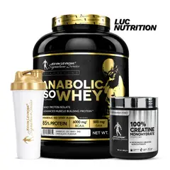 Kevin Levrone - Anabolic Iso Whey 2 KG - Vainilla + Creatina 300 G + Shaker Blanco