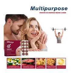 GENERICO - 10 PARCHES DE JENGIBRE ENERGIA NEGRA LUNAR