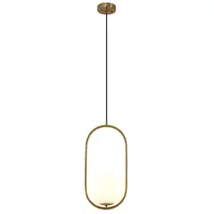 HOME NEAT - Lámpara de Colgante Pantalla de Bola de Vidrio Araña E27