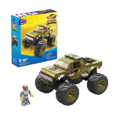 MATTEL - MEGABLOKS HOT WHEELS MONSTER TRUCK V8 BOMBER 86 PIEZAS