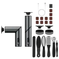 PUREPOWER - Lima Eléctrica para Pies Foldable, Removedor de Callos para Pies Electrico Profesional