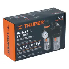 TRUPER - Filtro Unidad Limpieza Y Lubricación 1/4 Npt 19238