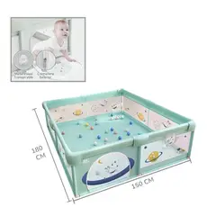GENERICO - CORRAL DE JUEGOS 180 CM x 150 CM PARA BEBÉS