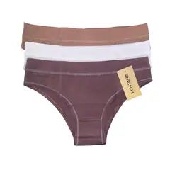 MINTANA - PACK 3 BIKINI COLORES ALGODON MUJER
