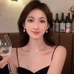 GENERICO - SET COLLAR MUJER +ARETE + PULSERA