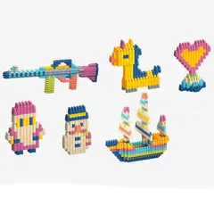 DANWEILE - Juego de bloques de construcción creativos de juguete educativo