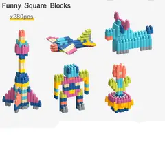 DANWEILE - Juego de bloques de construcción creativos de juguete educativo