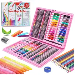 GENERICO - Mega Set de Arte Dibujo y Pintura 168 Piezas