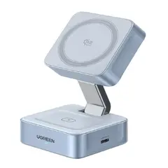 UGREEN - Cargador Inalámbrico Magflow 25W, estación de carga Magsafe para iPhone, W752