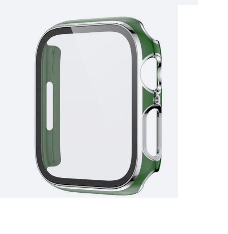 Bumpers para Apple Watch Bordes Plateados 44mm - VERDE
