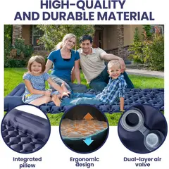PUREPOWER - Colchón Inflable Para Acampar Colchoneta Autoinflable Single model