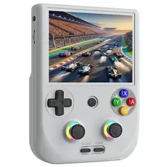 GENERICO - Consola Portatil Retro ANBERNIC RG406V gris 128GB + microSD 128GB