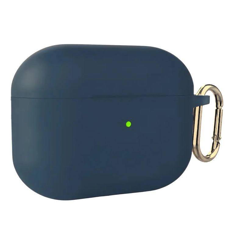 CASE FUNDA DE SILICONA PARA AIRPODS PRO 3 GENERACION 2025 AZUL MARINO