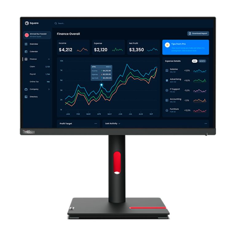 Monitor thinkvision t22i-30 21.5 1920x1080 pn MONLE63B0MAR6