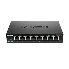 DLINK - Switch D-LINK 8 puertos Gigabit Plug Play color negro PN NWDLDGS108