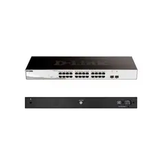 D LINK - Switch D-Link DGS-1210 Series Capa L2-L3 24 RJ-45 GbE P-N DGS-1210-26