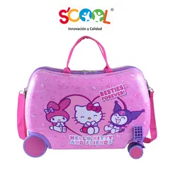 SCOOL - - Maleta Travel Kids Carry Bag Hello Kitty & Friends