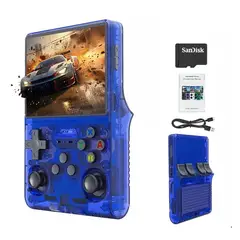 PUREPOWER - Consola retro de videojuegos 3.5 pulgadas pantalla 128GB,Sistema Emulador Preinstalado