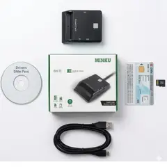 GENERICO - Lector de DNI Electrónico 3.0 para Trámites RENIEC y SUNAT - Firma Digital Segura