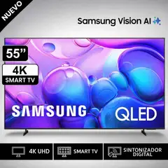 SAMSUNG - Televisor QLED 55 Smart TV 4K QN55Q6FA 2025
