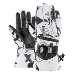 GENERICO - Guantes Térmicos de Esqui Graffiti Frío Extremo