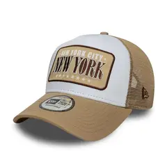NEW ERA - Gorra Location Patch 9FORTY A-Frame Trucker Beige