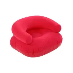 GENERICO - Sillón con Portabrazos Inflable Rojo