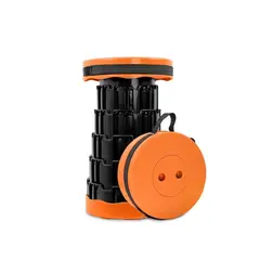 GENERICO - Taburete Plegable Portátil Naranja