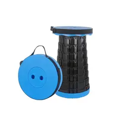 GENERICO - Taburete Plegable Portátil Azul
