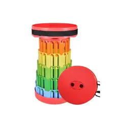 GENERICO - Taburete Plegable Portátil Multicolor