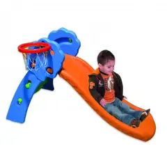 EVERBEST - Tobogán Resbaladera con básquet