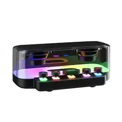 GENERICO - Parlante Bluetooth Portátil Luces Aura RGB