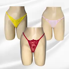 GENERICO - LENCERIA PACK 3 HILO FABIANNA+HILO MARY+ SEMI HILO STEYSI / ROPA INTERIOR