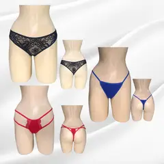 GENERICO - LENCERIA PACK 3 SEMI HILOS... CAMILA+CINDYA+JAZMIN / ROPA INTERIOR