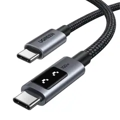UGREEN - Cable USB-C a USB-C 100W con Pantalla LED 2 Metros Carga Rápida L509