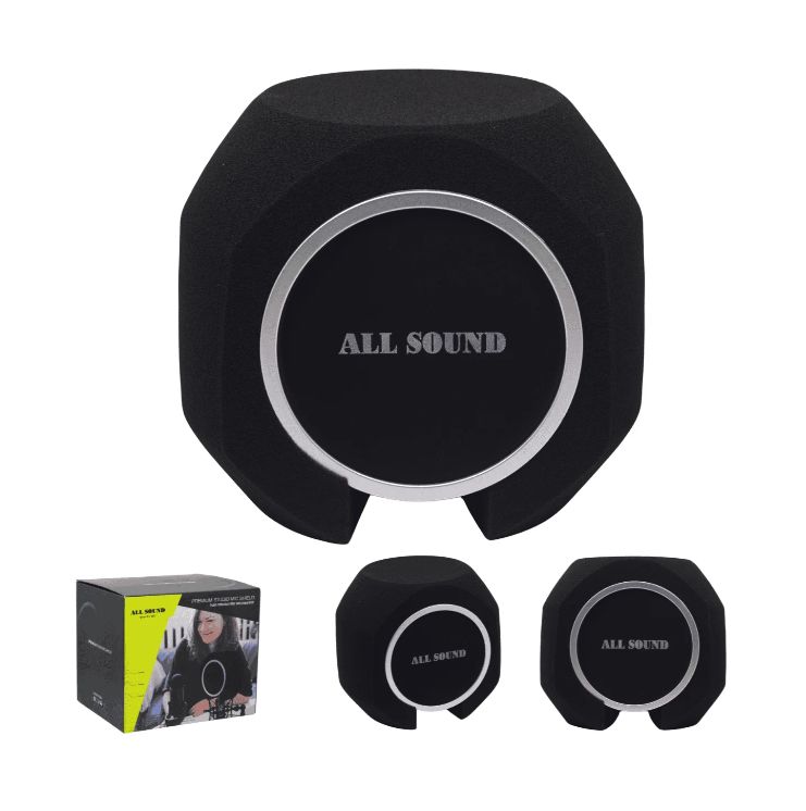 Esponja de Aislamiento Acústico Micrófono Filtro Pop EA-M01